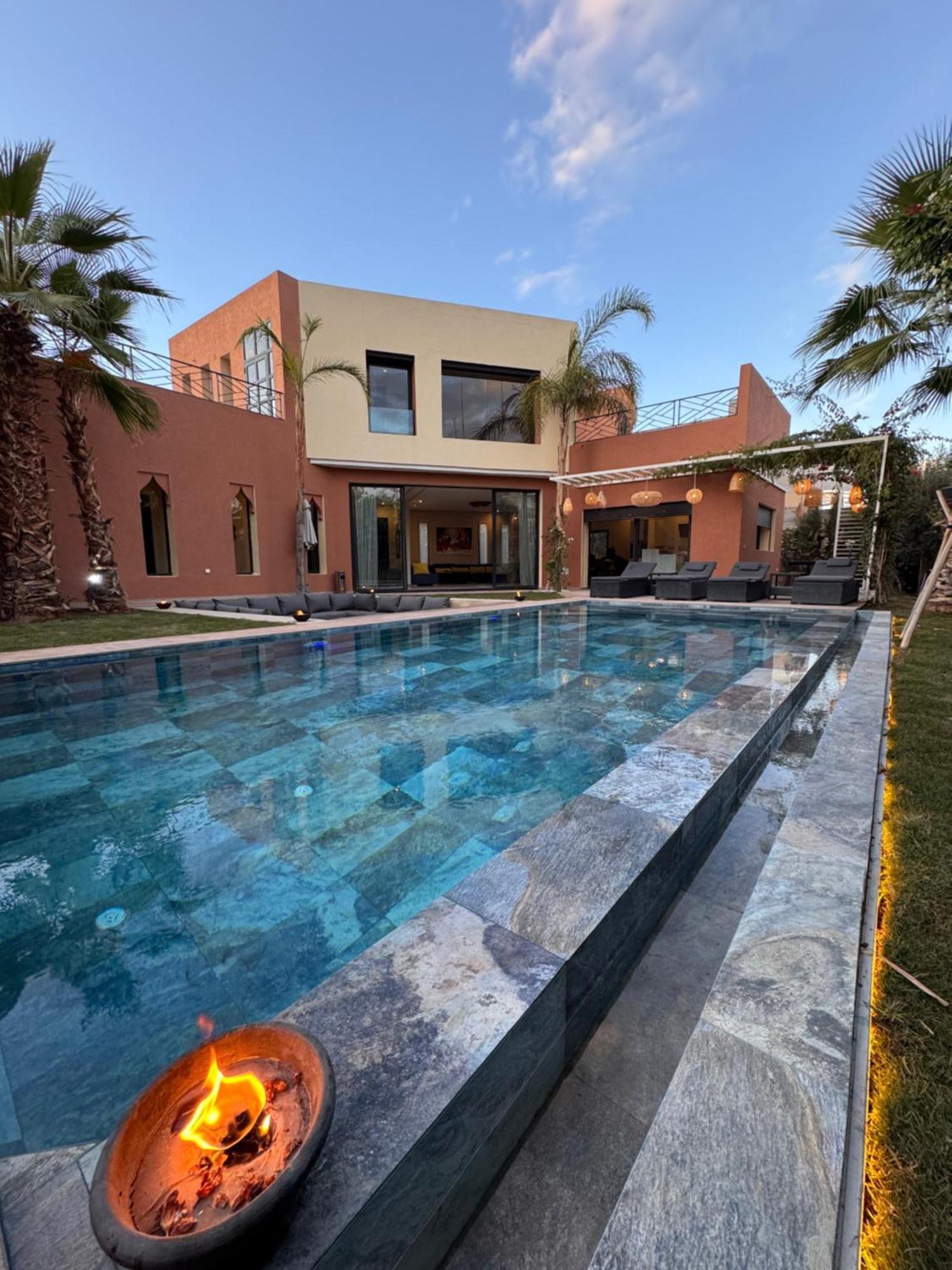Villa Mattia Piscine Chauffee Sans Vis A Vis Marrakesh Exterior photo
